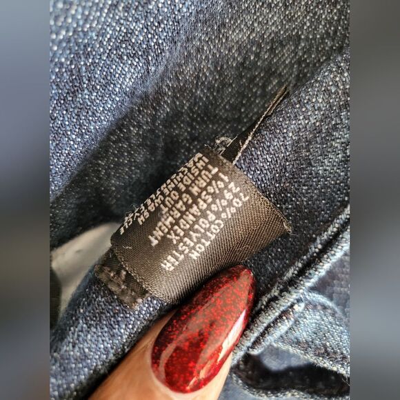 Mossimo Dark Wash Low Rise Bootcut Jean Trouser Sz 6 VTG - Picture 6 of 11